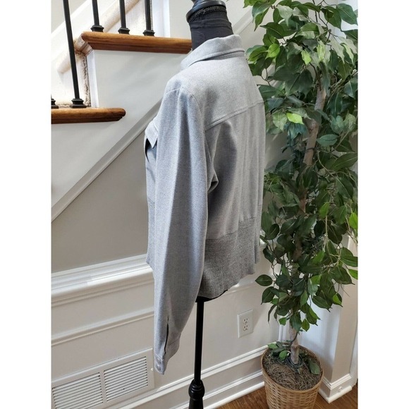 Liz Claiborne Women's Gray Polyester Collared Long Sleeve Casual Jacket 12 - Picture 6 of 12